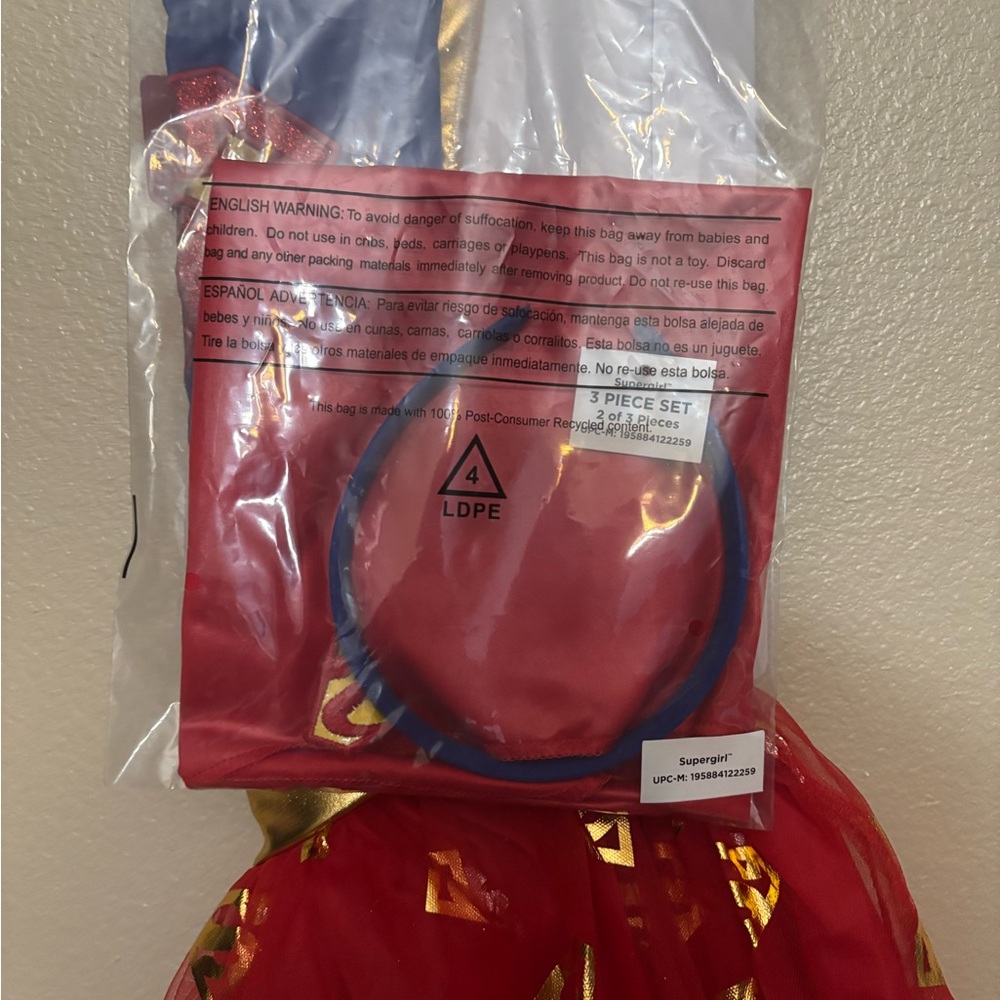 adidas Superhero Kids Costume - Blue, Red, and Gold - Picture 2 of 2
